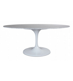 Saarinen 170cm Tulip Table - Carrara marble 
