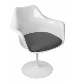 Saarinen Tulip Armchair Replica - front angle