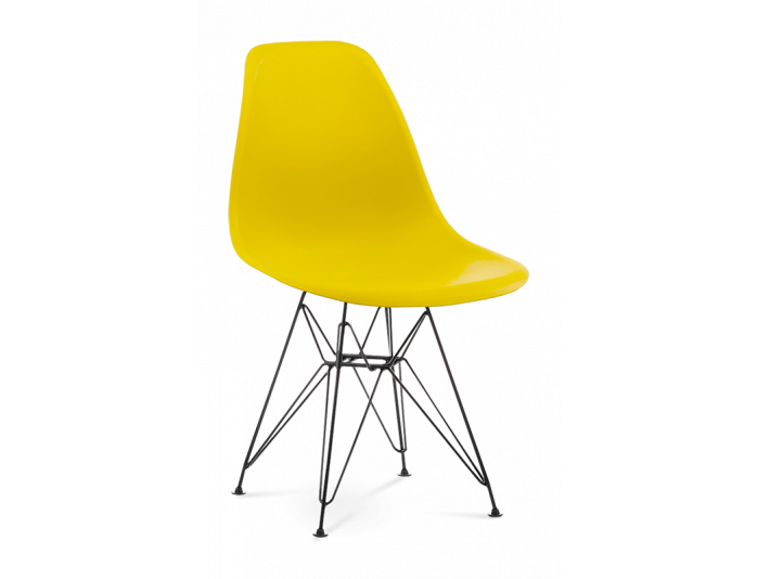 Eames DSR Chair Replica in Mustard Black Legs Pash Classics