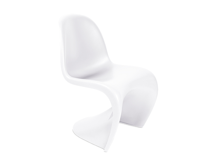 White molded chair deals