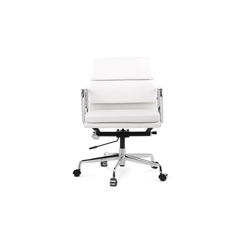 Eames style office chair white deals