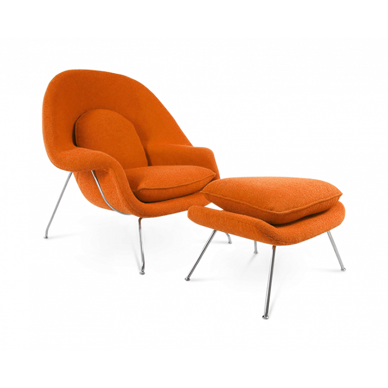 Womb chair on sale orange