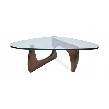 Noguchi Style Tribeca Coffee Table - Walnut Wood