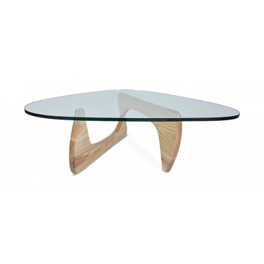 Noguchi Style Tribeca Coffee Table - Natural Wood