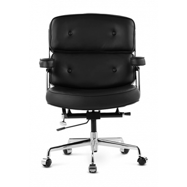 Eames Style Executive ES104 Office Chair - Black Leather