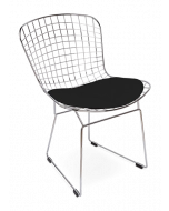 Bertoia Wire Side Chair Replica - front angle