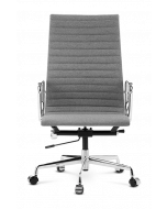 Eames Style EA119 Office Chair - Mid Grey Wool