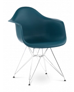 Eames DAR Chair Replica - Ocean & Chrome Legs 