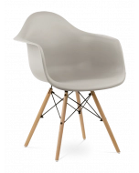 Eames DAW Chair Replica - Beige & Beech Legs 