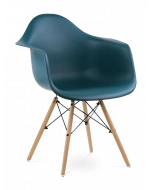 Eames DAW Chair Replica - Ocean & Beech Legs