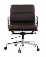 Eames EA217 Office Chair Replica - Dark Brown Leather