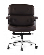 Eames Executive ES104 Chair Replica in Dark Brown real Italian Leather