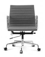 Eames Style EA117 Management Office Chair - Mid Grey Wool
