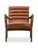 Holmen Armchair - Antique Brown Leather