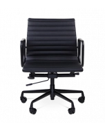 Limited Edition Eames EA117 Office Chair Replica - Black Leather
