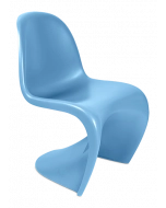 Panton Style S Chair - Blue Plastic