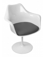 Saarinen Tulip Armchair Replica - front angle