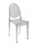 Starck Victoria Ghost Chair Replica Front Angle