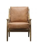 Sydhavn Armchair - Antique Brown Leather
