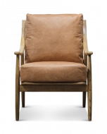 Sydhavn Armchair - Antique Brown Leather