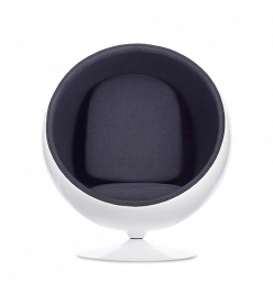 Eero Aarnio Ball Chair Replica - Dark Grey Cashmere Wool