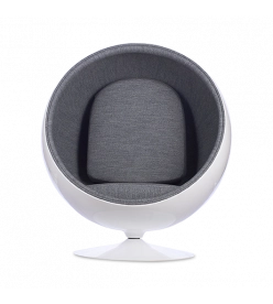 Eero Aarnio Ball Chair Replica - Light Grey Cashmere Wool