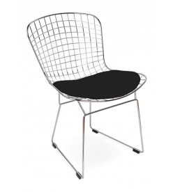 Bertoia Wire Side Chair Replica - front angle