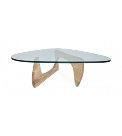 Noguchi Style Tribeca Coffee Table - Natural Wood