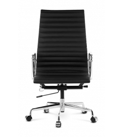Eames EA119 Office Chair Replica - Black Leather