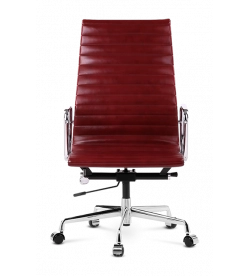 Eames EA119 Office Chair Replica - red wine leather