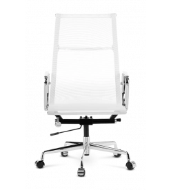 Eames Style EA119 Office Chair - White Mesh