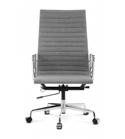 Eames Style EA119 Office Chair - Mid Grey Wool