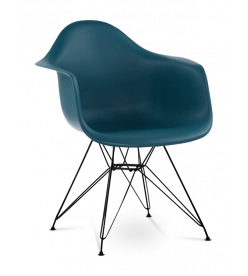 Eames DAR Chair Replica - Ocean & Black Legs