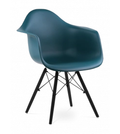 Eames DAW Chair Replica - Ocean & Black Legs 