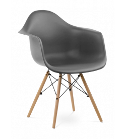 Eames DAW Chair Replica - Dark Grey