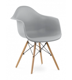Eames DAW Chair Replica - Mid Grey