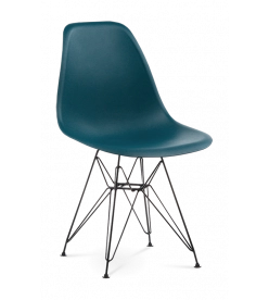 Eames DSR Chair Replica - Ocean & Black Legs 
