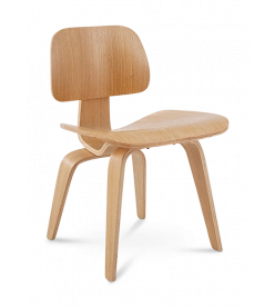 Eames Style DCW Chair - Oak Veneer