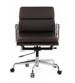 Eames EA217 Office Chair Replica - Dark Brown Leather