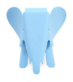 Eames Elephant Replica in blue - front