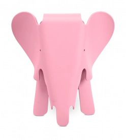Eames Elephant Replica in pink - front