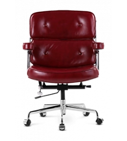 Eames Executive ES104 Office Chair Replica - Red Wine Leather