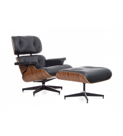 Eames Lounge Chair & Ottoman - front angle