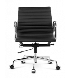 Eames EA117 Management Office Chair Replica - Black Leather