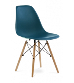 Eames DSW Chair Replica - Ocean & Beech Legs
