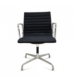 Eames Style EA108 Office Chair - Black Wool