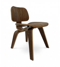 Eames Style DCW Chair - Walnut Veneer