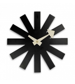 Nelson Asterix Clock Replica - black