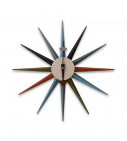 Nelson Sunburst Clock Replica