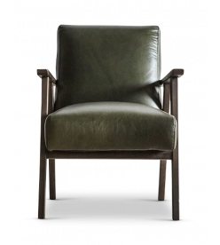 Nordhavn Armchair - Vintage Green Leather